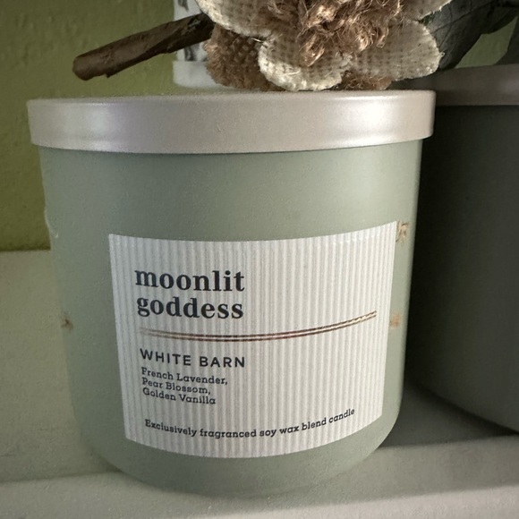 White Barn Moonlit Goddess Candle Bundle in Green Jar - Picture 2 of 3